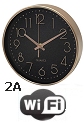Microcamera WiFi Internet in orologio da muro