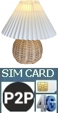 Microcamera 4G LTE pinhole in lampada tavolo