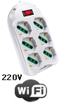 Microspia WiFi multipresa 220V